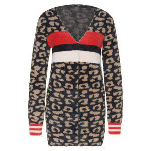 Guess dámský svetr s gepardím vzorem - XS (FT41)